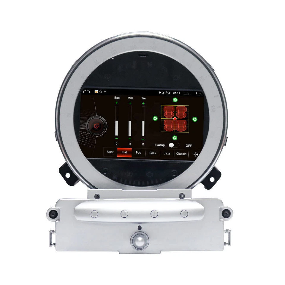 For 2007-2010 Mini Cooper R56 Car Stereo Radio Player GPS Android Navigation FM - Image 3 of 4