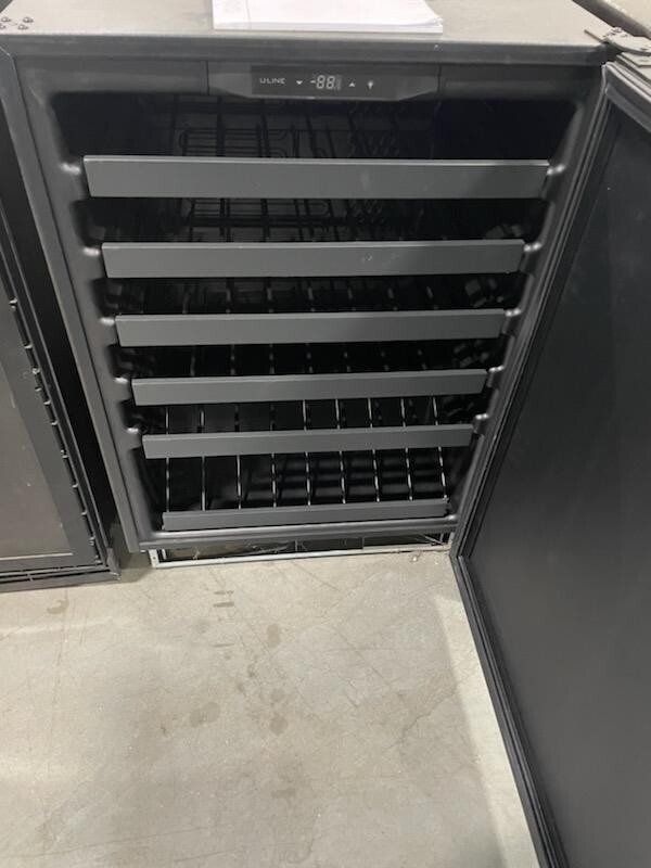 U1224WCINT60BULINE 24" UNDERCOUNTER WINE COOLER SOLID DOOR PANEL READY