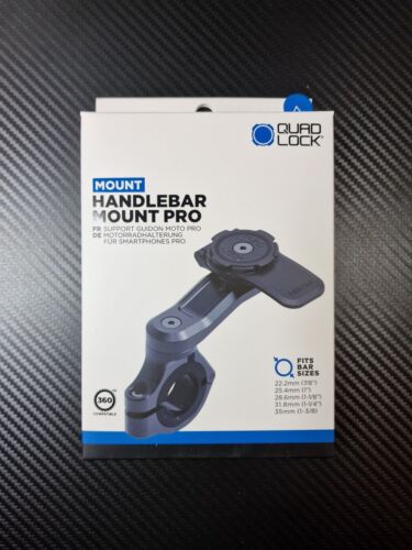 Support guidon moto quad lock pro PRO et amortisseur de vibrations quadlock - Photo 4 sur 6