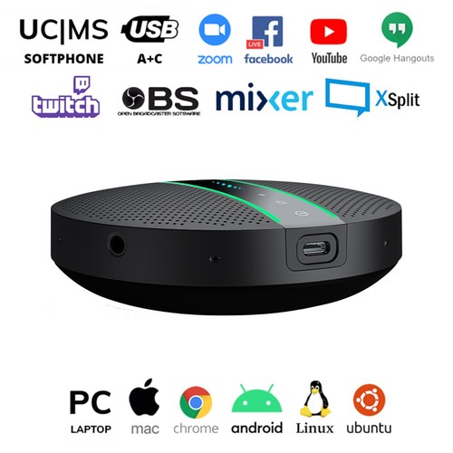 Professional HD 1080p Webcam & PT-EB USB/ Bluetooth Speakerphone Bundle - Picture 20 of 23