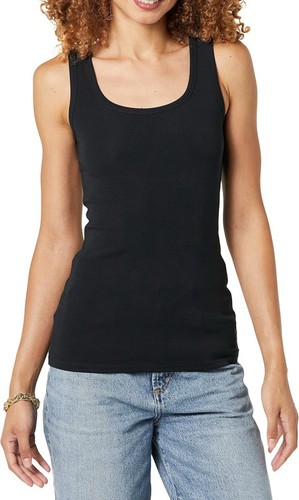 Amazon Aware Women's Rib Knit Layering Tank Top - Navy Blue - XS - Picture 5 of 6
