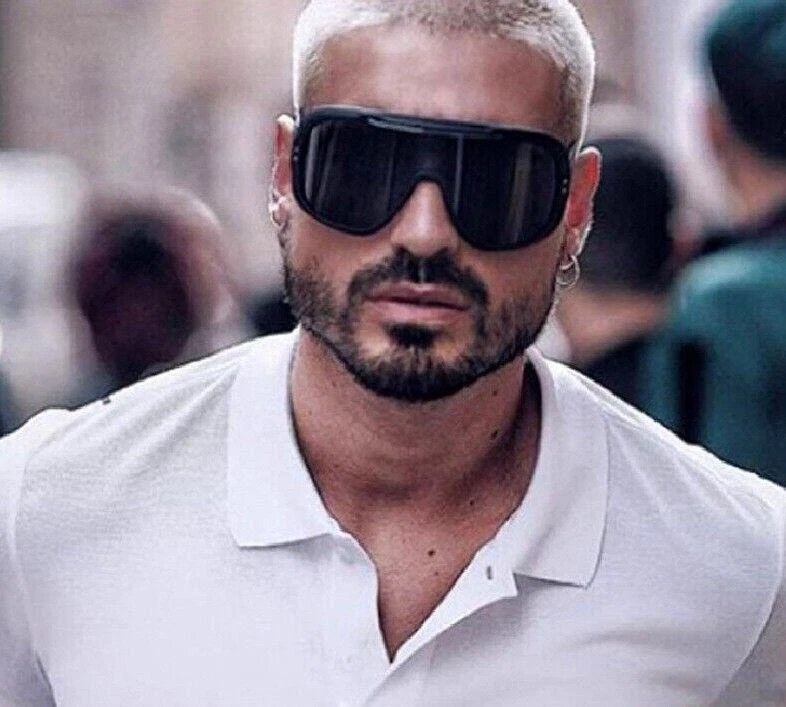 Gafas De Sol Deporte Una Piza Uv400 Cuadradas Grande Para Hombre