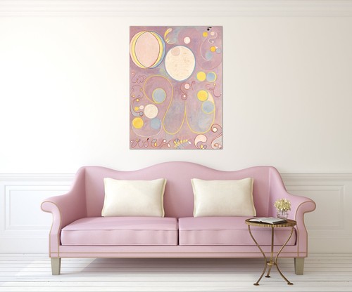 Hilma af KlintThe Ten Largest No 8 3D Effects Texture Gel Handmade Ready to hang - Bild 4 von 17