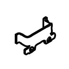 Parte originale Hitachi # 980-750 PIASTRA GUIDA DH50SB H45SB H55SC