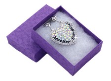 Mother Mom Daughter BFF Best Friends Foreve Heart Charm Key Chain Gift k6ab