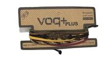  BOHO TRIBAL THEMED MULTI STRAND LEATHER & METAL CHARM BRACELET Faces