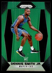 2017-18 Panini Prizm Green Dennis Smith Jr. Rookie G20 Dallas Mavericks #99