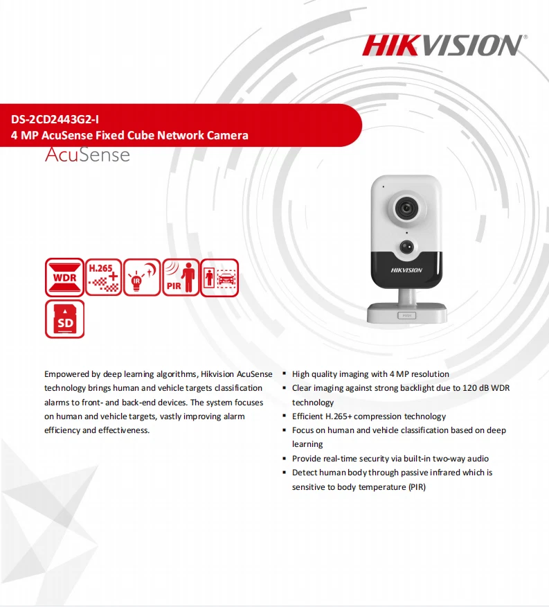 Hikvision cube 4mp 2025
