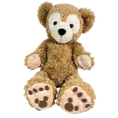 Disney Parks Duffy the Teddy Bear Plush 17'' Hidden Mickey Excellent Condition!