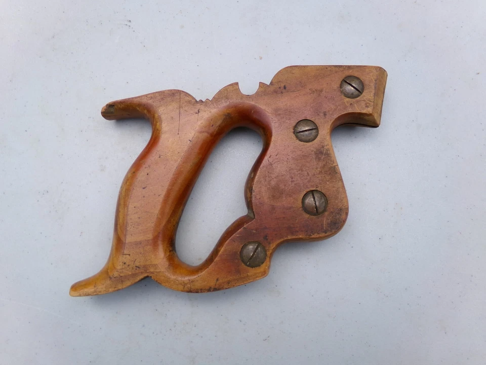 Atkins Hand Saw Handle Woodworking Tool Vintage Antique - Image 3 of 3