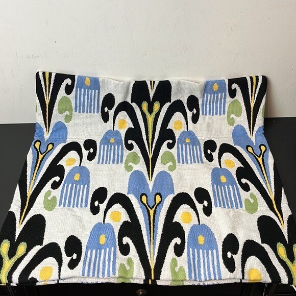 Williams Sonoma Outdoor Sunbrella Sofia Ikat pillow cover - Main Image