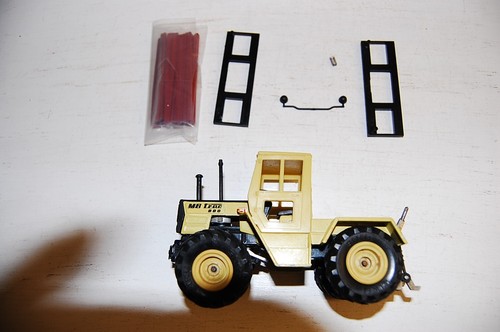 Märklin 58237 Piste 1 Wagon de Marchandises Plat Avec Étranger MB Tracteur Ovp - Photo 8/12