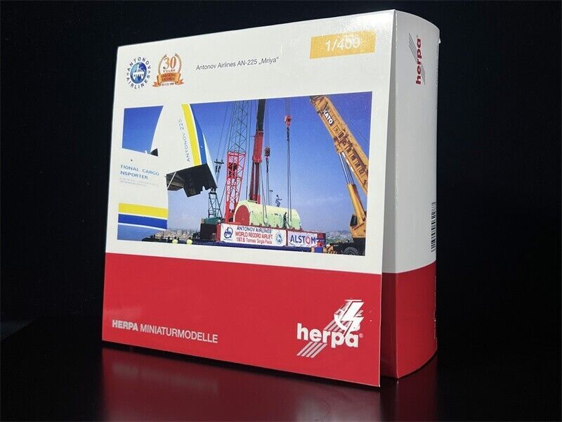 1:400 Herpa ANTONOV AN-225 Ukraine Transport Aircraft Diecast