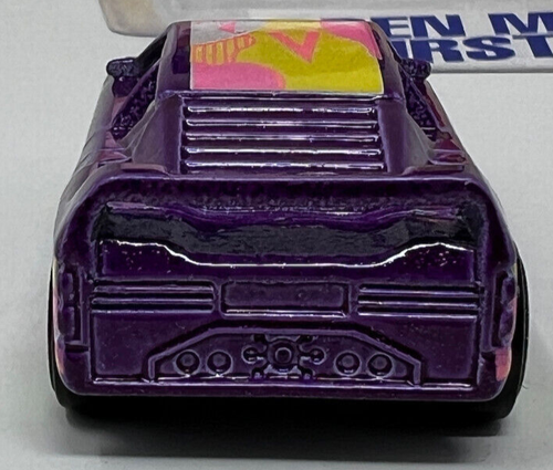 Hot Wheels 1992 - Zender Fact 4 - Revealers #4 - Purple - New Loose w/ Card - Picture 5 of 9