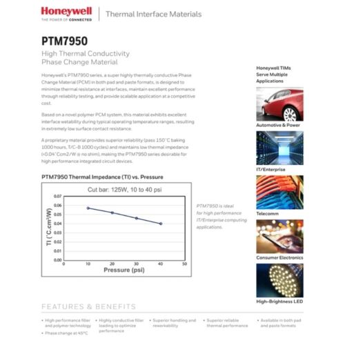 Honeywell- PTM7950 Thermal Pad CPU GPU Phase-change Heat Conduction Silicone Pad - Picture 5 of 13