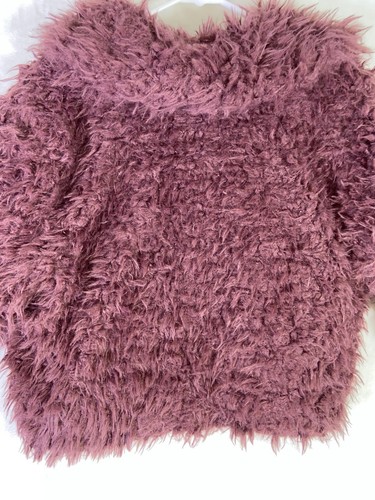 New TORRID SIZE M/L ( 10) ROSE BROWN SHERPA CROP JACKET NWT - 第 8/9 張圖片