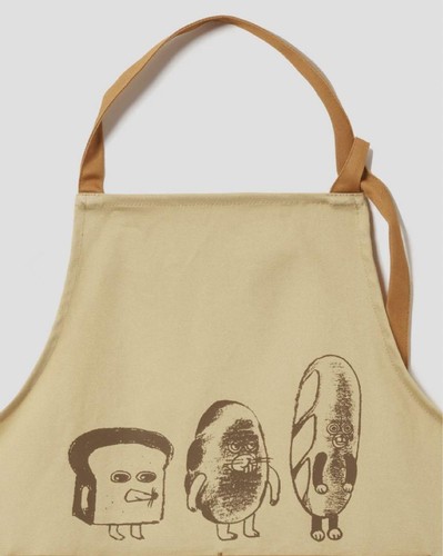 Bread Thief Apron for Adults 2 Types for Children Colors Beige Kitchen JAPAN NEW - Picture 19 of 24