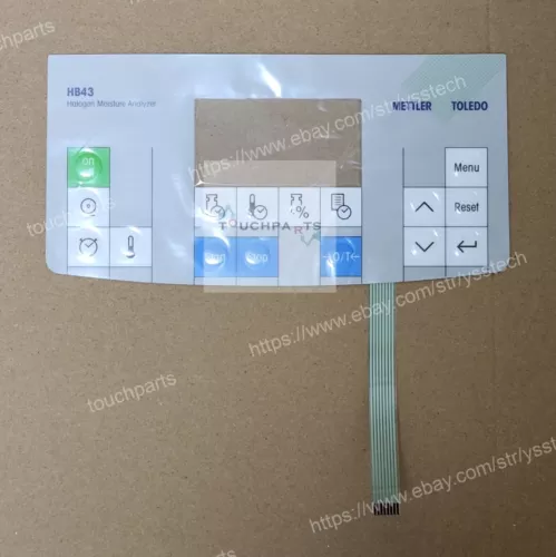 Operating Membrane Overlay for Mettler Toledo HB43 Halogen Moisture Balance