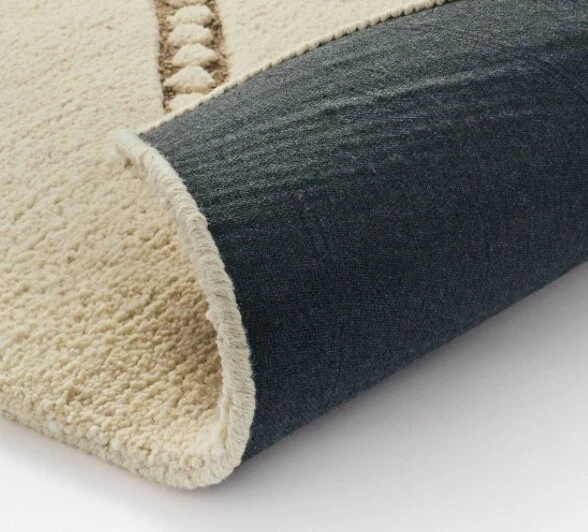 Alfombra 7x10 Cedar Hills Felpa Geo Estampado Crema - Umbral por Studio McGee Foto 4 de 4