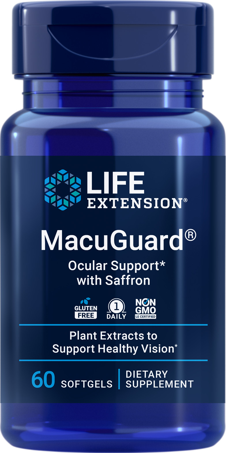 Life Extension MacuGuard Ocular Support with Saffron Vision Support 60 softgels - Image 8