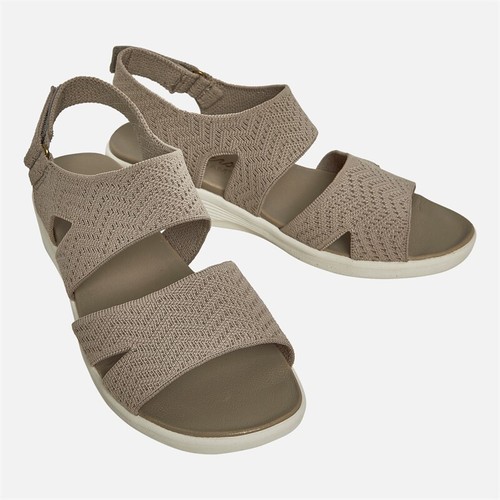 Sandalias SKETCHERS de espuma viscoelástica sin cordones cómodas Aya MM de espuma de lujo para damas-Reino Unido 3-9 - Imagen 5 de 11