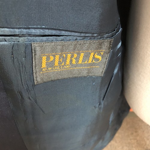 Perlis Boys Size 14 Reg Nautical Gold Button Blazer Sport Coat Blue Uniform - Picture 4 of 9