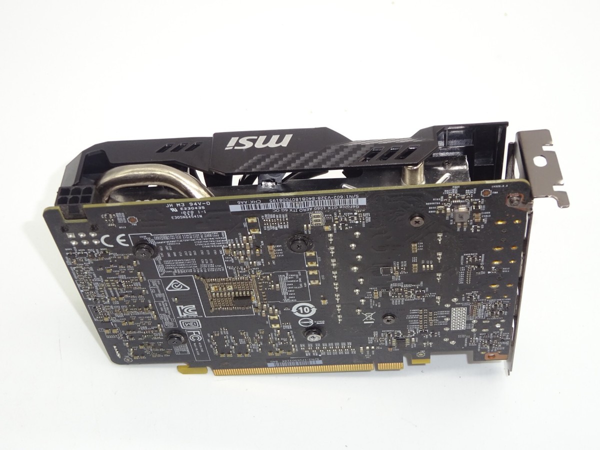MSI GeFORCE GTX 1060 AERO ITX OC/ARMOR OC 6GB GDDR5 PCI-E DVI 2xDP 2xHDMI#GK7730 MSI GeFORCE GTX 1060 AERO ITX OC/ARMOR OC 6GB GDDR5 PCI-E DVI 2xDP 2xHDMI#GK7730