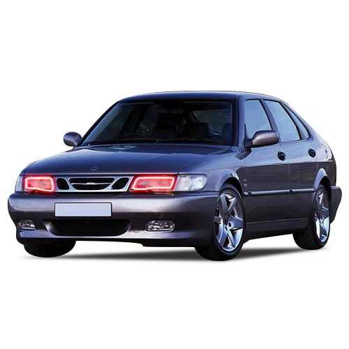 Kit de halo de faros RGB multicolor CHS para Saab 9-3 99-03 Foto 2 de 4