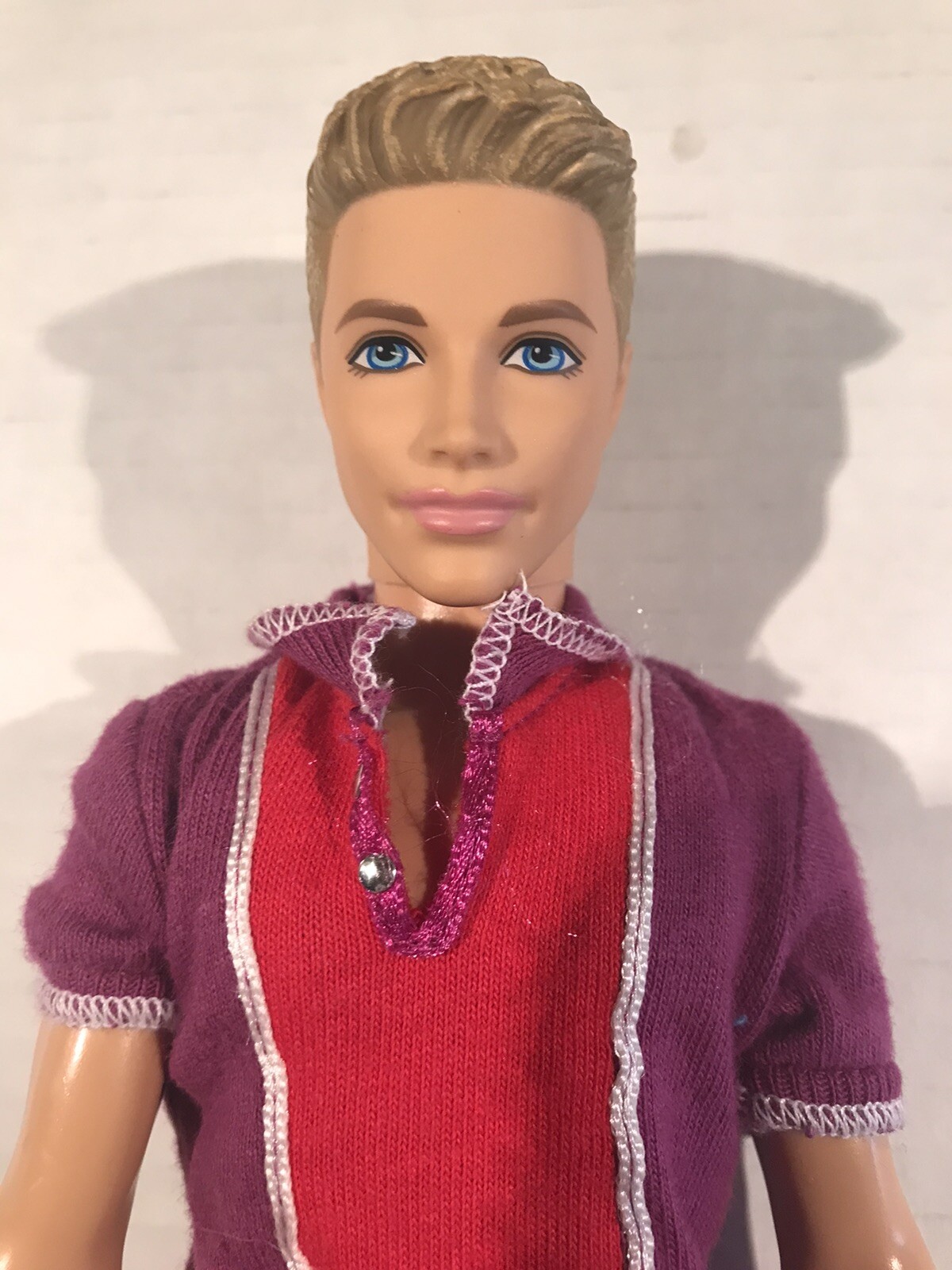 2012 Barbie Ken Doll Fashionistas Molded Dark Blonde Hair Blue Eyes eBay