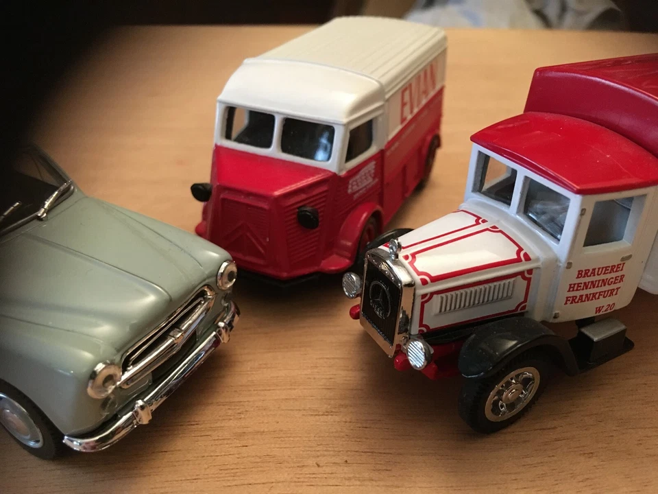 3 VEHICULE PUBLICITAIRE COMMERCIAL CORGI NOREV MATCHBOX collection yesteryears - Photo 3/4