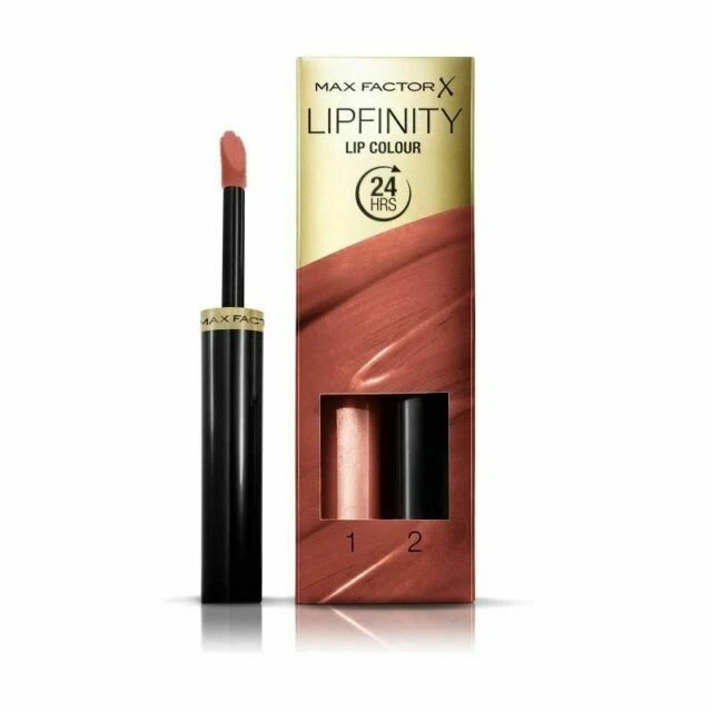 Max Factor Lipfinity Long-Lasting Liquid Lipstick and Top Coat - Spicy (070)