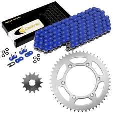 Blue O-Ring Drive Chain & Sprockets Kit for Yamaha YZ250 1999-2017