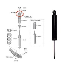 Self Leveling Rear Shock Absorber FOR HYUNDAI Palisade 2020-2022 55367-S9300