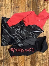Lot Of 3 Boys Size Small/ Medium Hoodies Calvin Klein Under Armour