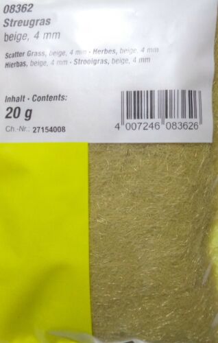 NOCH Streugras / Grasfasern (159,50€/kg) Frühlingswiese, Auswahl, 20 g Beutel - Bild 29 von 34