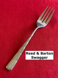 REED & BARTON  REBACRAFT SWAGGER DINNER FORK  GLOSSY STAINLESS MULTIPLES
