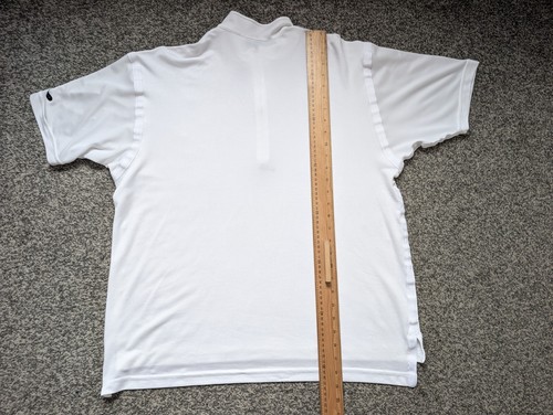 Vintage Nike Shirt Adult Large White Agassi Challenge Court Zip Tennis Mens - Picture 7 of 14