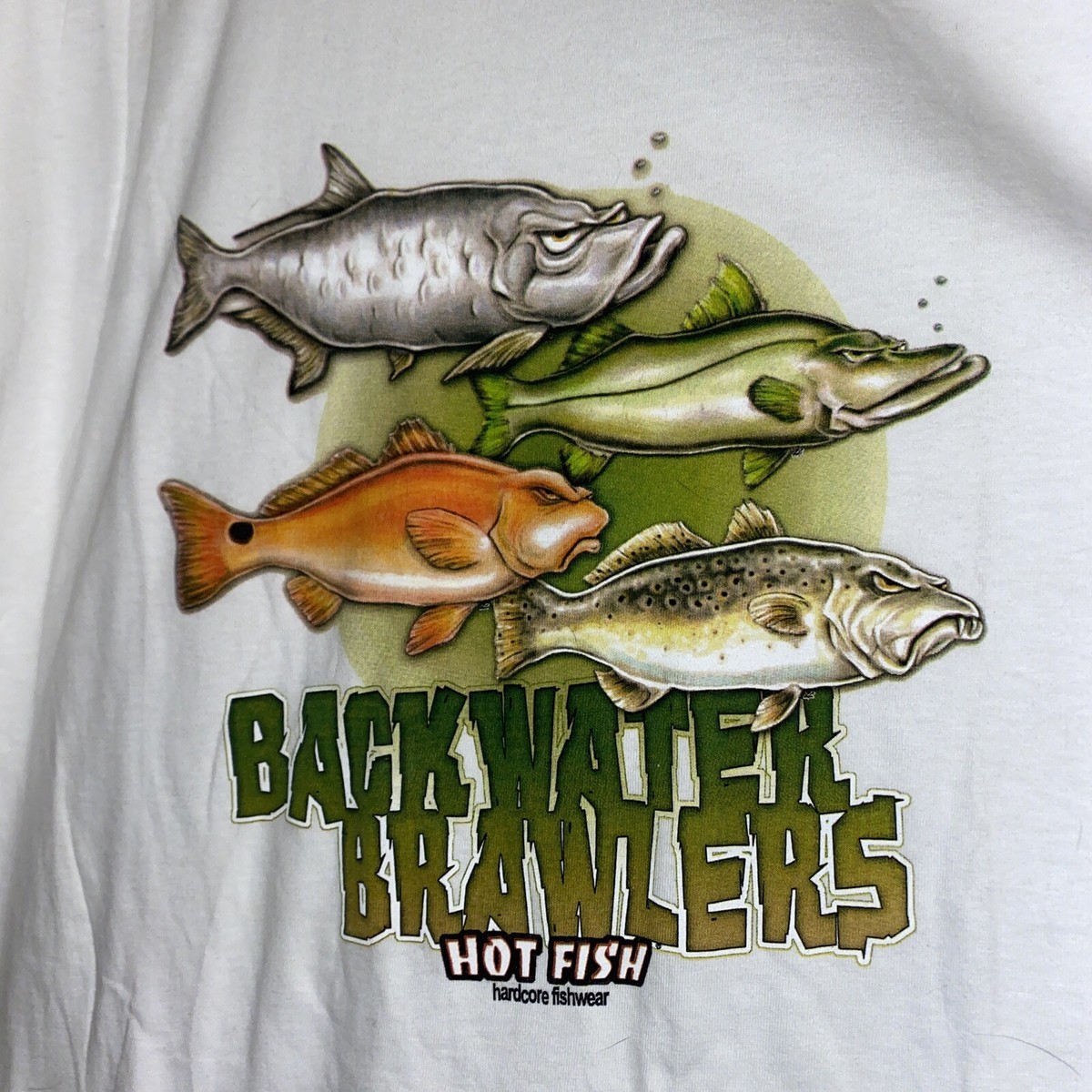 S@ 90s FishingFish CrappieAttitude Tシャツ S@ 90s FishingFish CrappieAttitude Tシャツ Stamp T-Shirt