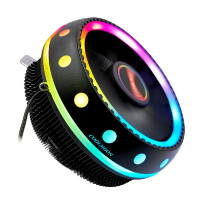 LED CPU Cooler 100mm Air Heat sink Intel AMD PC Processor Desktop Cooling Fans