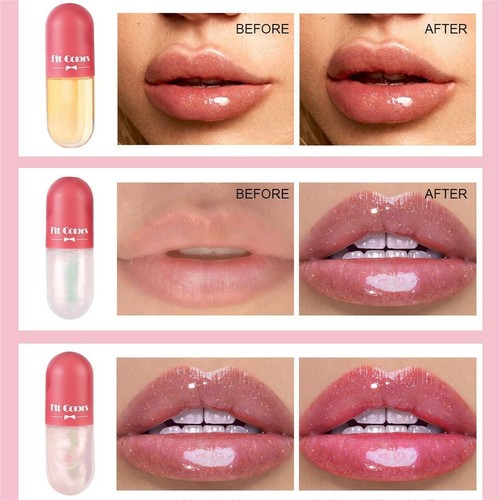 Lip Plumper Set Natural Lip Plumper und Lippenpflege Serum Plumper Lippenverstärker 3 Stück - Bild 6 von 12