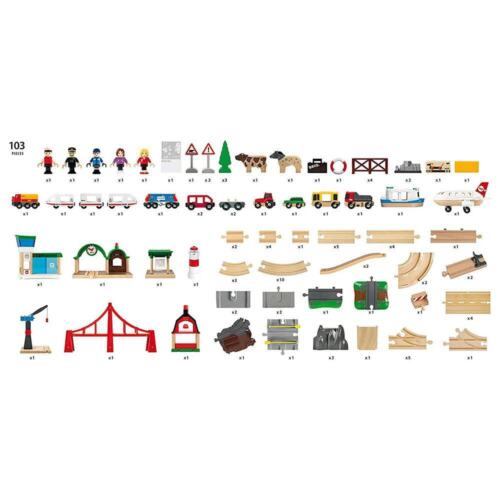 BRIO Set - Railway World Deluxe Set - 106 Pieces - Picture 7 of 8