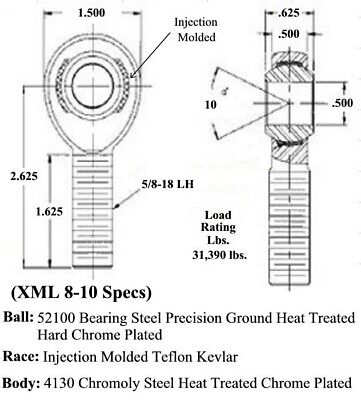 QA1 Rod End 1/2 QA1 Rod End 1/2