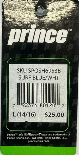Prince Youth Elastic Waist Basketball Activewear Shorts, Blue, Large 14/16 - Picture 6 of 6