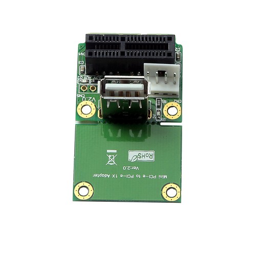Mini PCI-E to PCI-E 1X Adapter Half Full Size for PCI-E to mini PCIE test card - 第 9/12 張圖片
