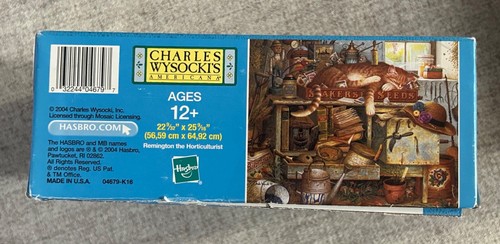 Charles Wysocki 1000 pc puzzle Cats Remington the Horticulturist Gardening - Picture 3 of 3