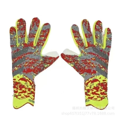 Profi Fußball Torwarthandschuhe Herren Torwarthandschuhe schützt Finger Gr 4-9 - Bild 15 von 35