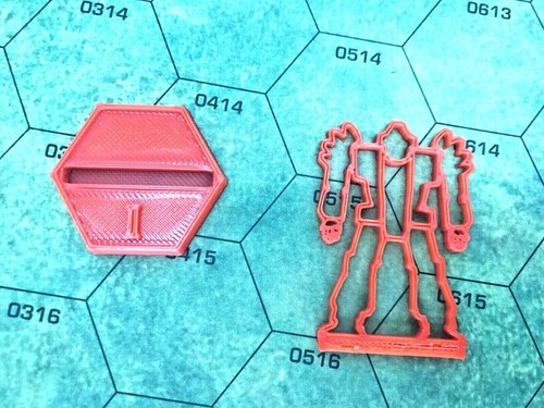 BattleTech - Radar Blips - 12x Battlemechs Numbered 1-12 - Picture 4 of 5