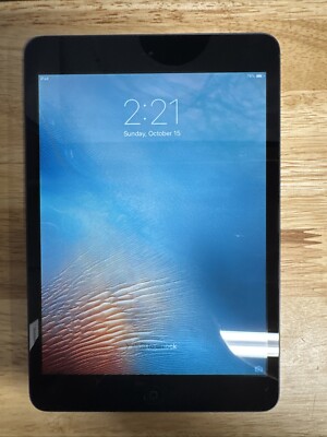 Apple iPad mini 1st Generation 16GB Wi-Fi Space Gray A1432 Passcode Locked