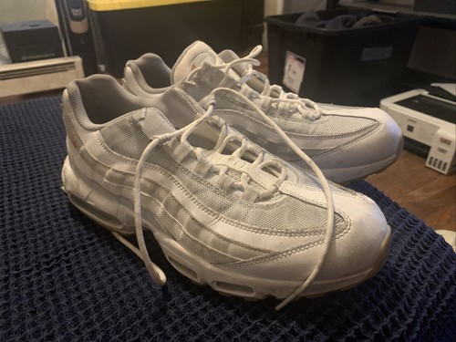 Nike Air Max 95 Shoes "Hot Curry" White Platinum DM0011-100 **NO BOX Pre owned - Picture 11 of 17