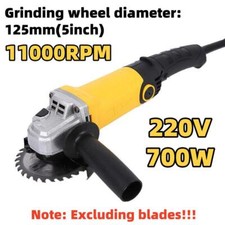 220V 11000RPM Electric Angle Grinder Sander Handheld Polisher Polishing Grinding
